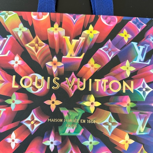LV Louis Vuitton Small Multi Colored Shopping Bags - Picture 3 of 10